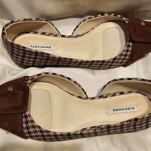Alex Marie Brown Houndstooth Women's Shoes